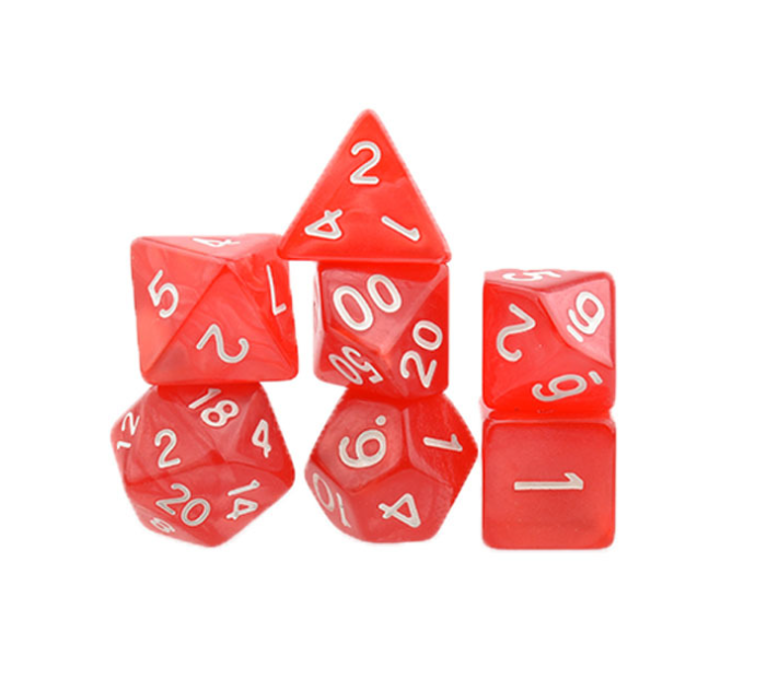 Seven-Piece Polyhedral Dice Set for Better RPG Sessions