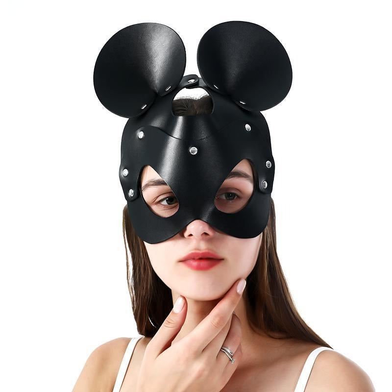 BDSM Mask and Harness Set for Consensual Roleplay
