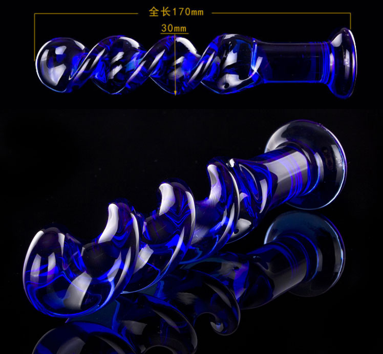 Crystal Glass Intimate Wand for Sculptural Tactile Play