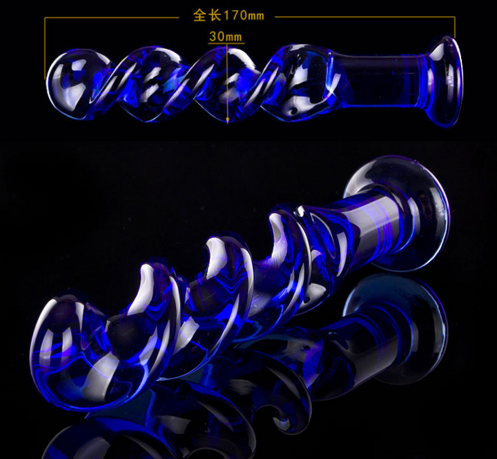 Crystal Glass Intimate Wand for Sculptural Tactile Play