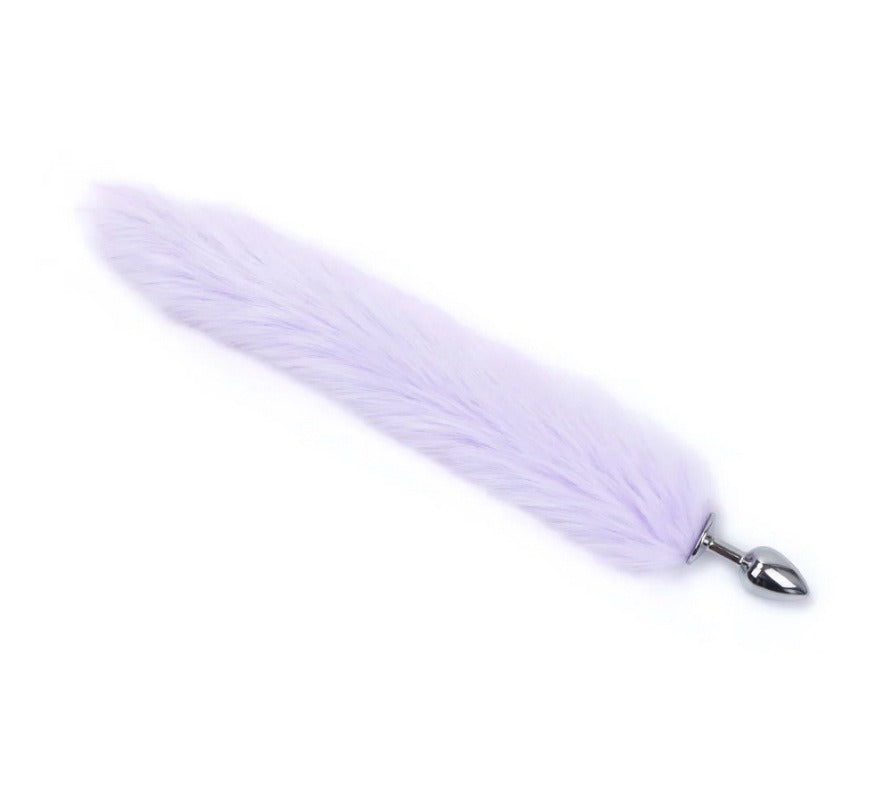 Faux Fur Tail Anal Plug for Playful Roleplay Styling