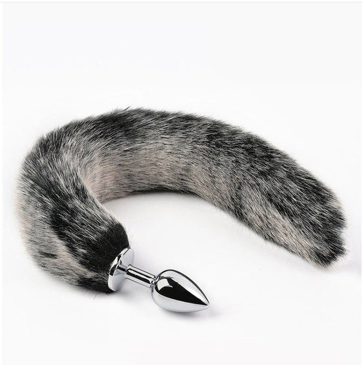 Faux Fur Tail Anal Plug for Playful Roleplay Styling