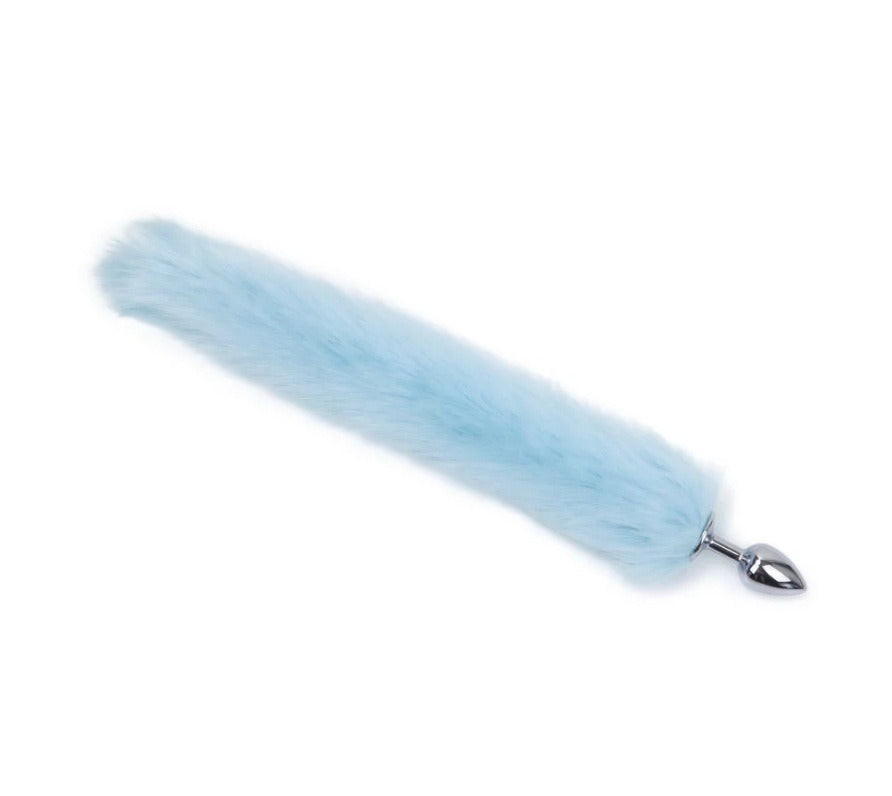 Faux Fur Tail Anal Plug for Playful Roleplay Styling
