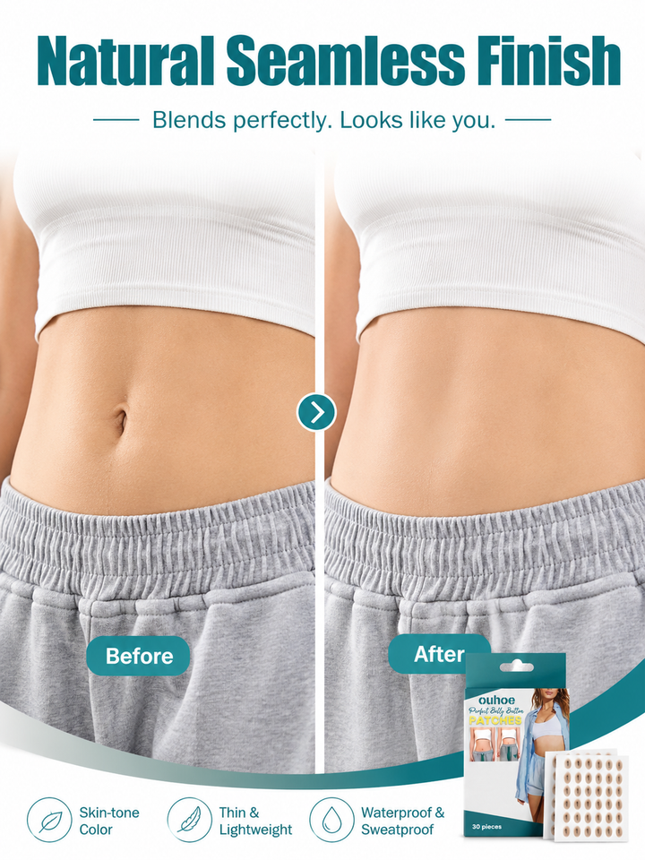 Belly Button Patches for Perfect Shape — 30 Waterproof Stickers