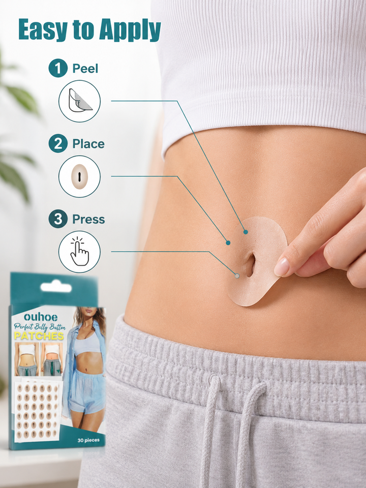 Belly Button Patches for Perfect Shape — 30 Waterproof Stickers