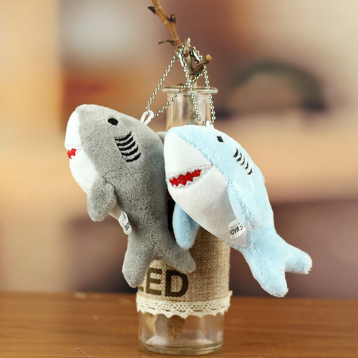 Shark Plush Keychain Cute Marine Life Bag Accessory