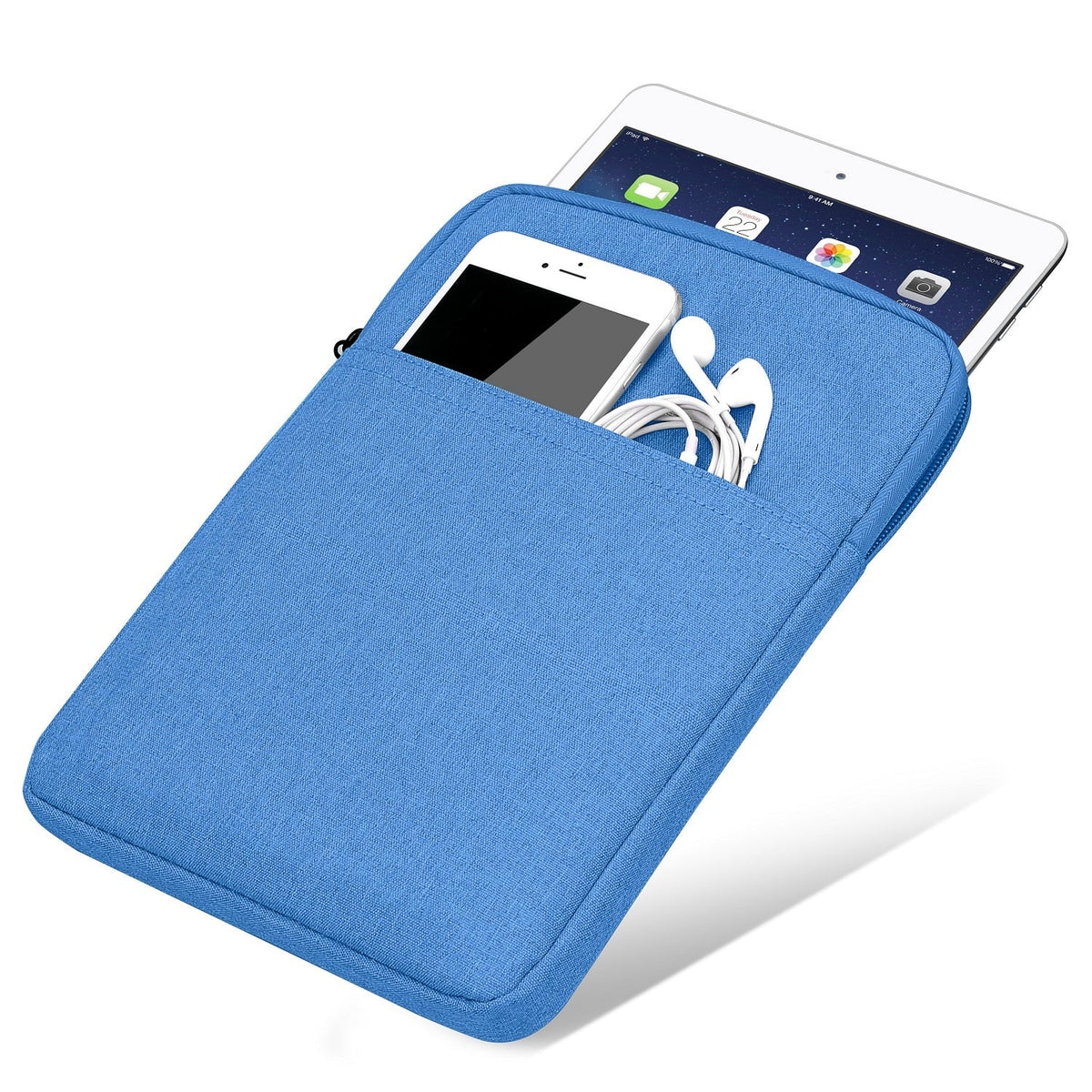 Shockproof Tablet Sleeve Case with Soft Fleece Lining