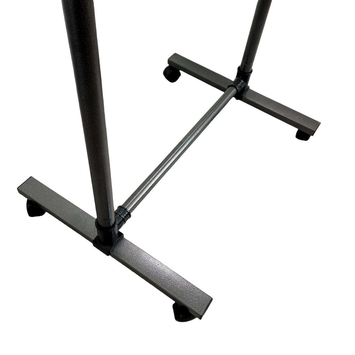 Heavy-Duty Rolling Clothes Rack with Wheels, Black