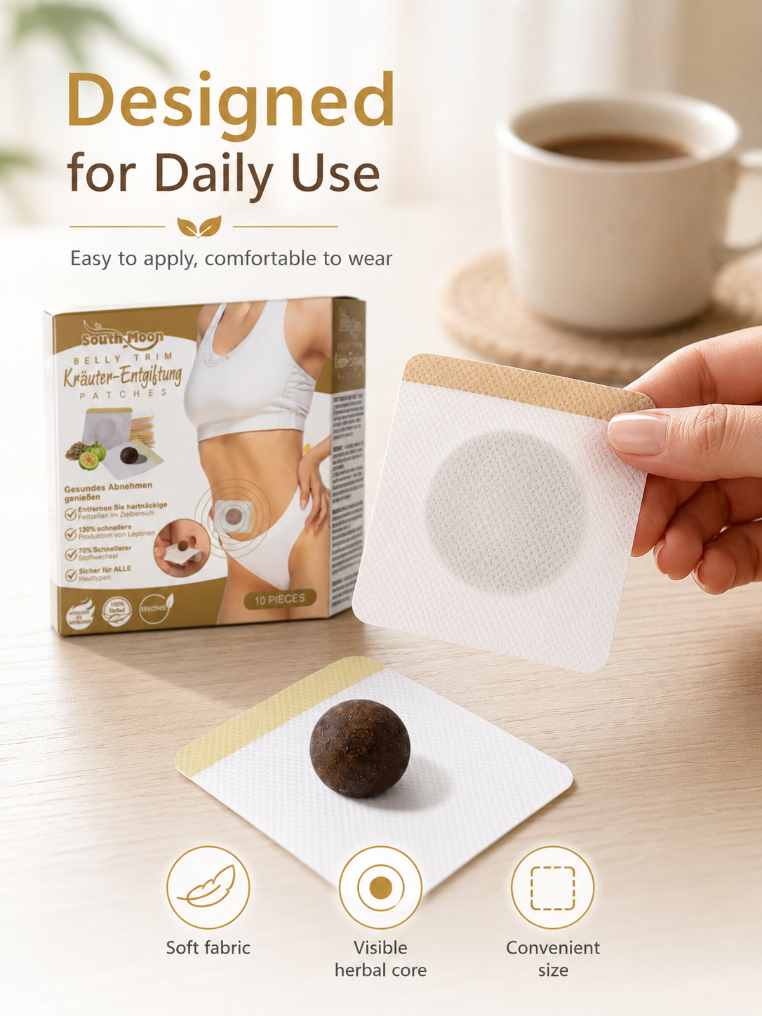 Belly Trim Patches — Firmer, Tighter Skin in 7‑10 Days