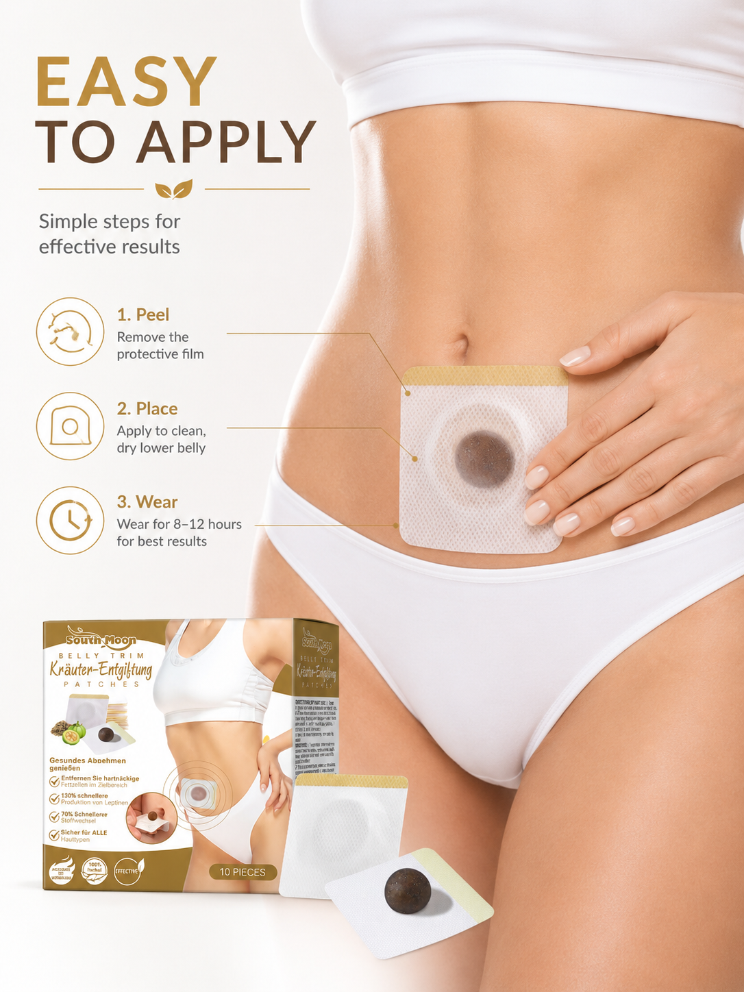 Belly Trim Patches — Firmer, Tighter Skin in 7‑10 Days