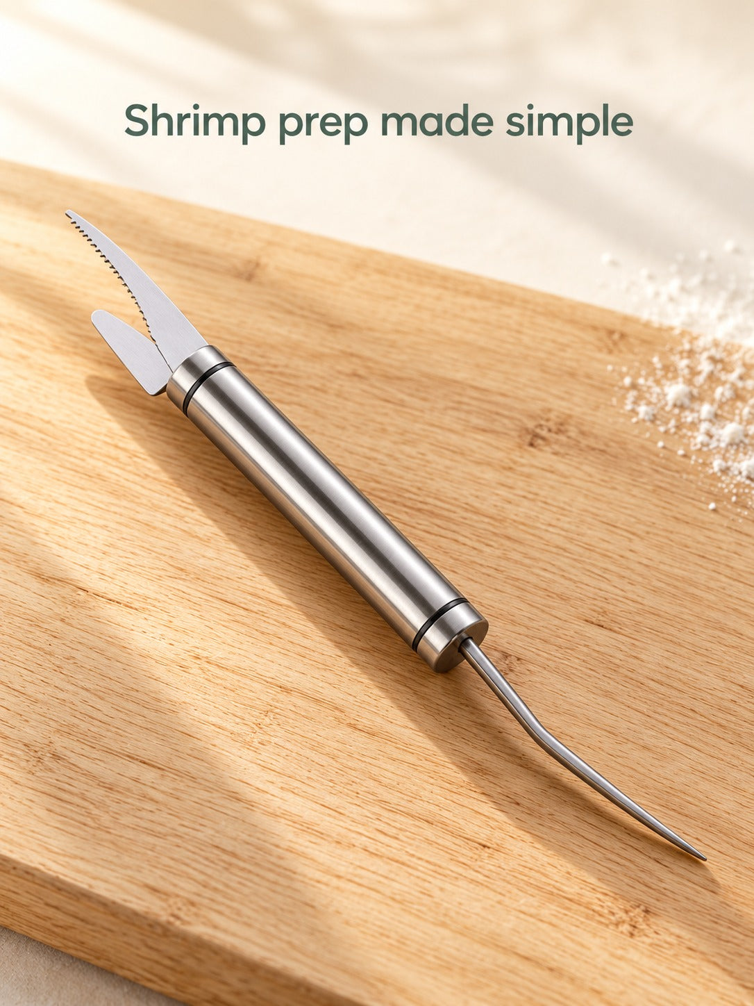 Stainless Steel Shrimp Line Knife for Quick Deveining