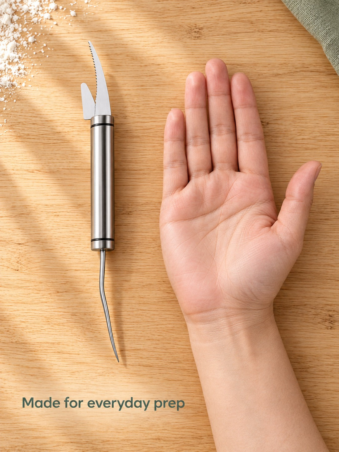 Stainless Steel Shrimp Line Knife for Quick Deveining
