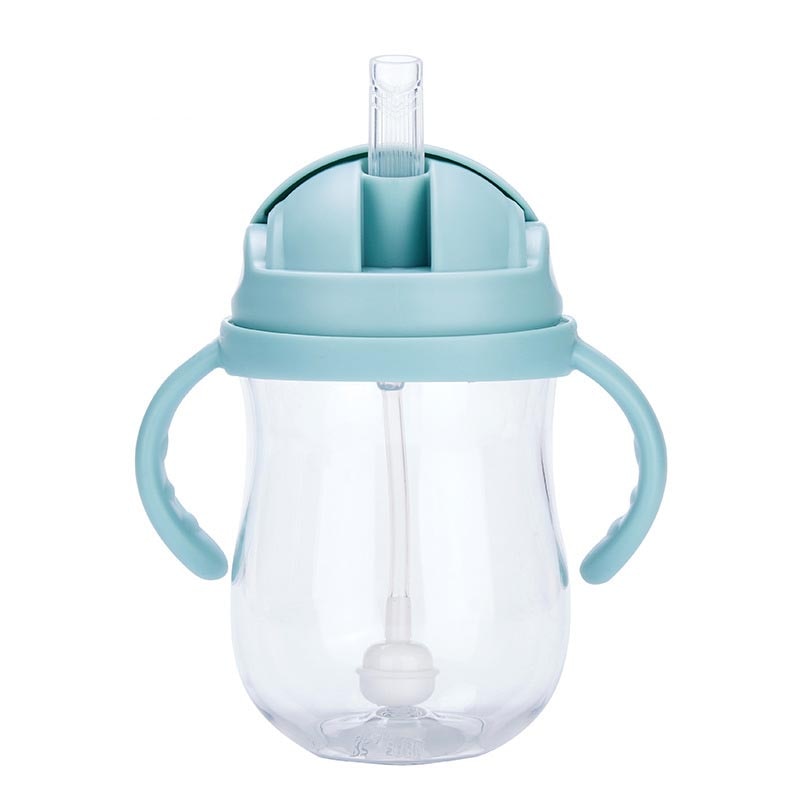 Handled Sippy Cup With Straw for Independent Drinking