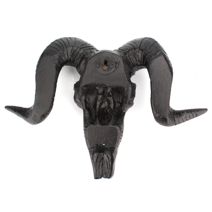 Black Sheep Skull Wall Decor for Dramatic Rustic Style