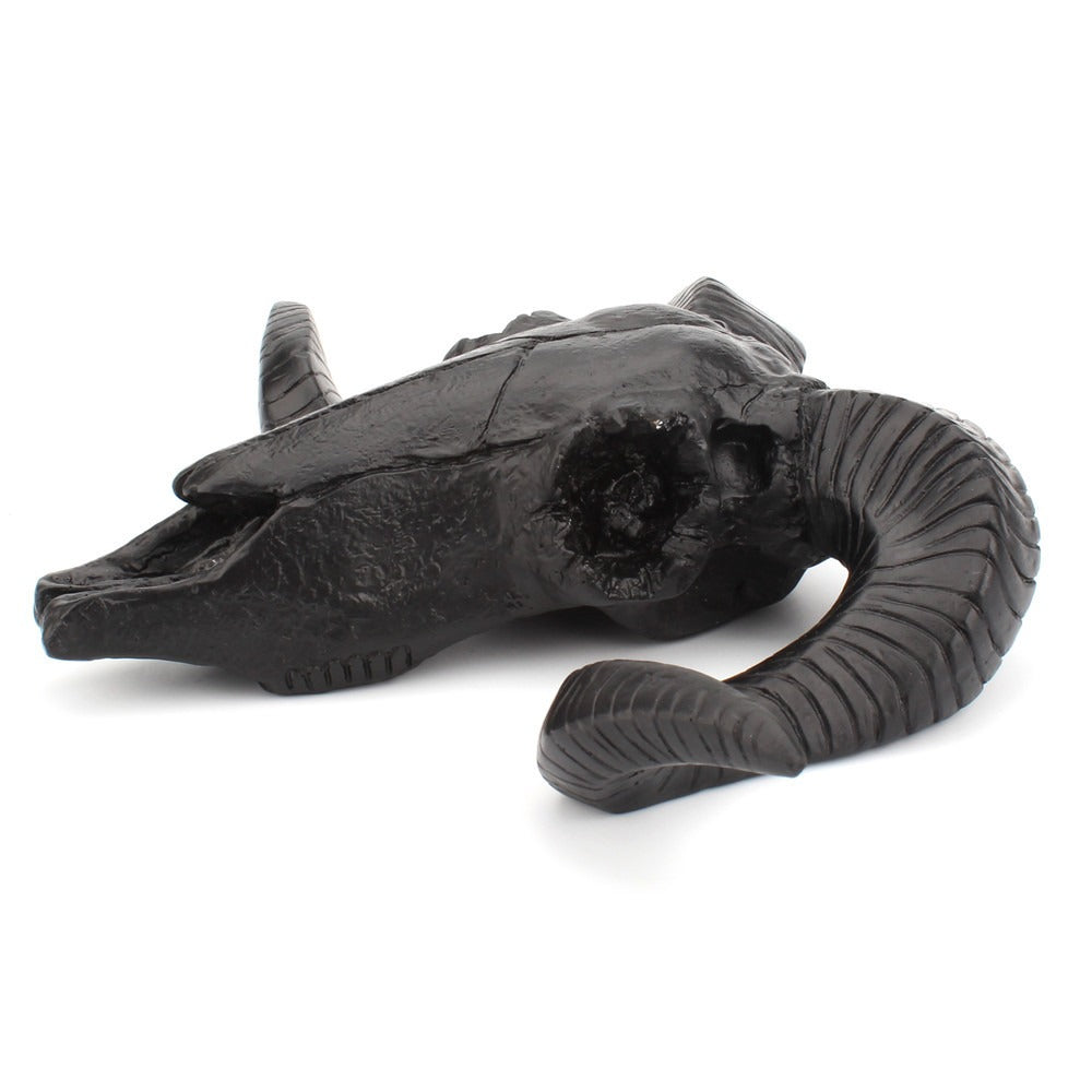 Black Sheep Skull Wall Decor for Dramatic Rustic Style