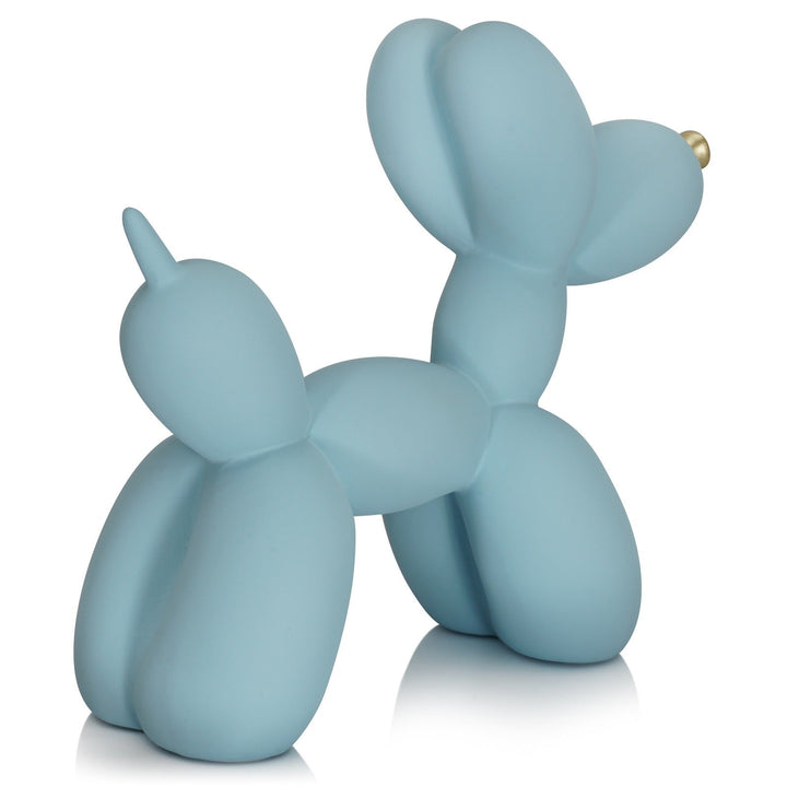 Blue Balloon Dog Sculpture for Playful Modern Decor