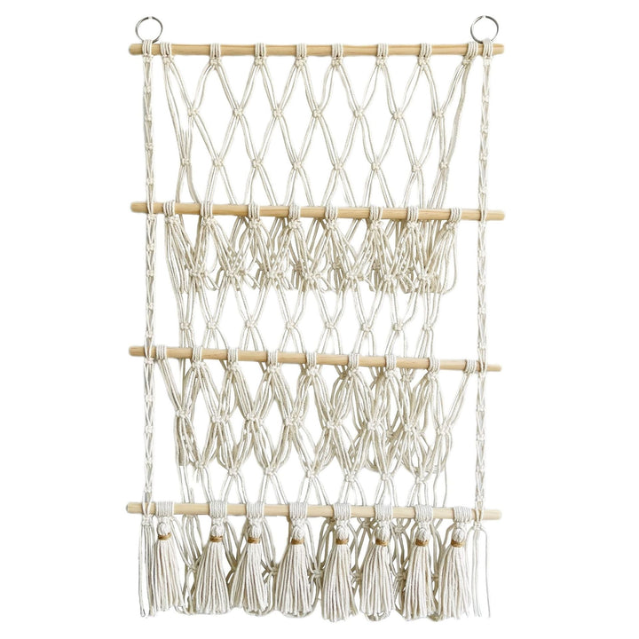 Kids Room Toy Organizer: 3-Tier Macramé Display Storage