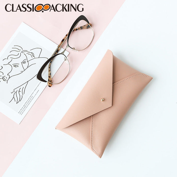 Leather Glasses Case: Slim Stylish Eyewear Protection