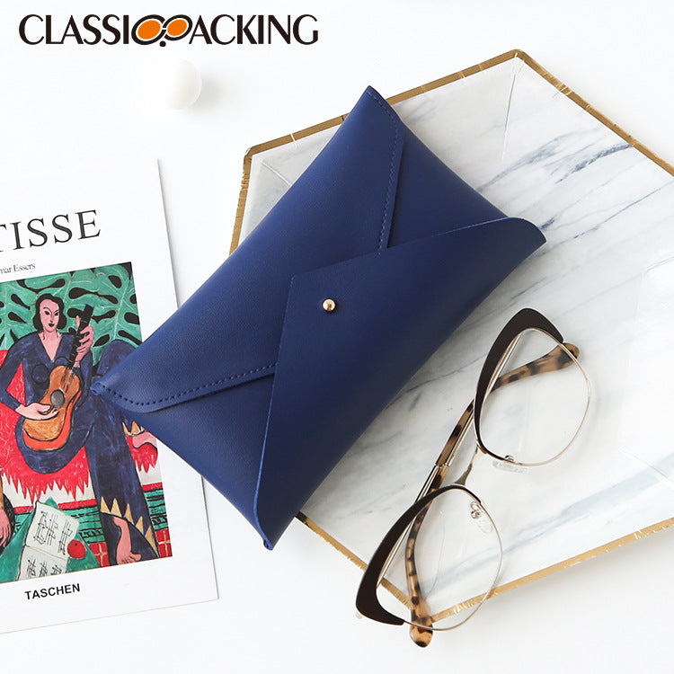 Leather Glasses Case: Slim Stylish Eyewear Protection
