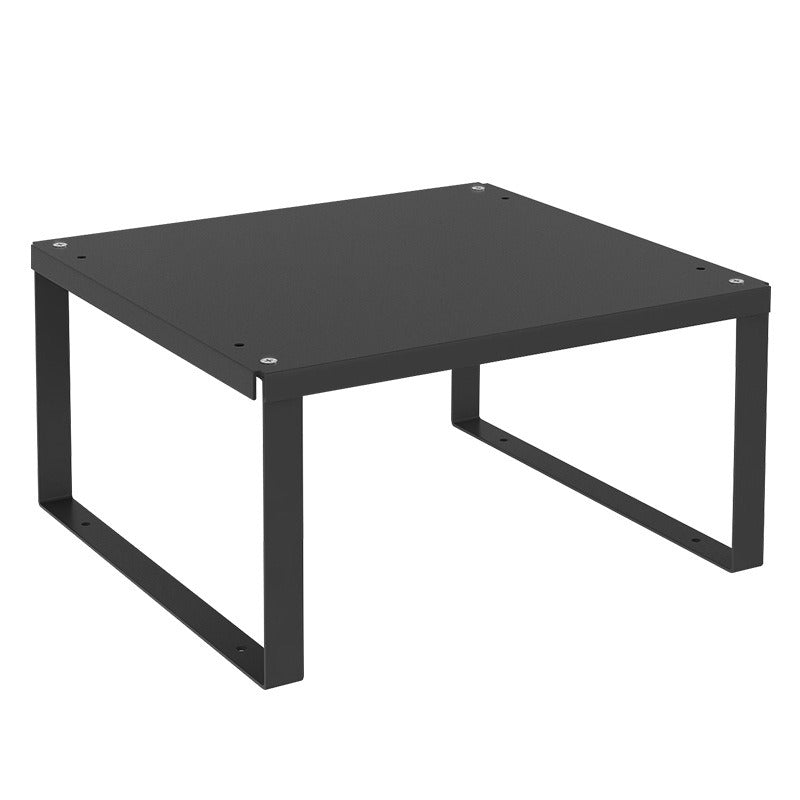 Stackable Metal Cabinet Shelf Riser Doubles Storage