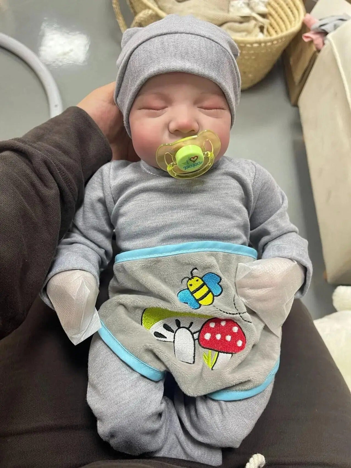 Simulated Reborn Baby Doll for Realistic Nursery Display