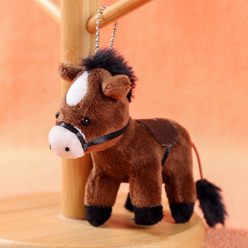 Pony Plush Pendant Bag Charm – Cute Equestrian Accent