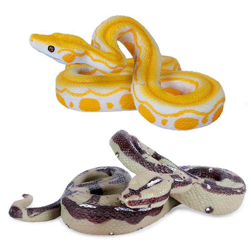Realistic Python Snake Toy for Wildlife-Inspired Play