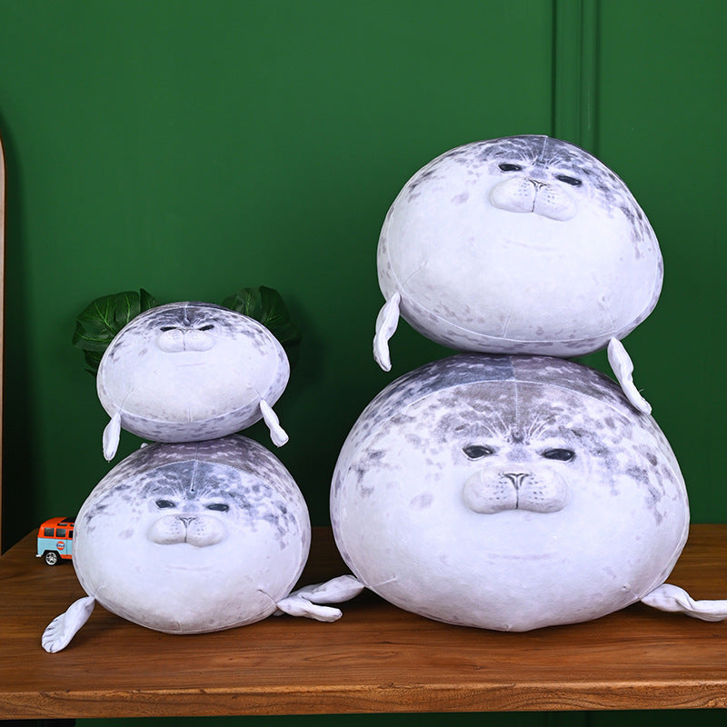 Seal Plush Cushion for Cozy Cuddles & Soft Lounging