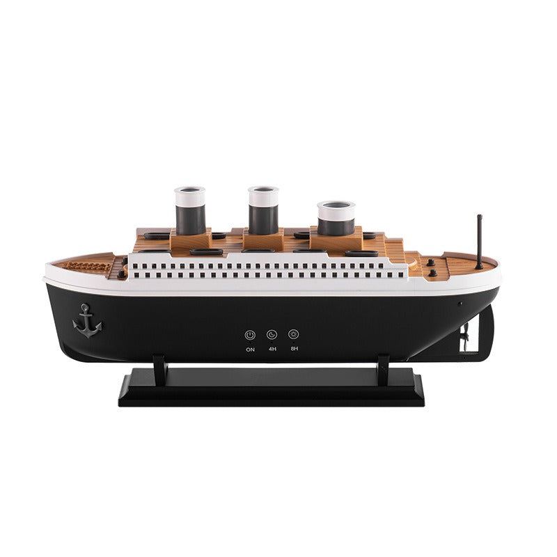 Aromatherapy Diffuser Cruise Ship With Colorful Mist
