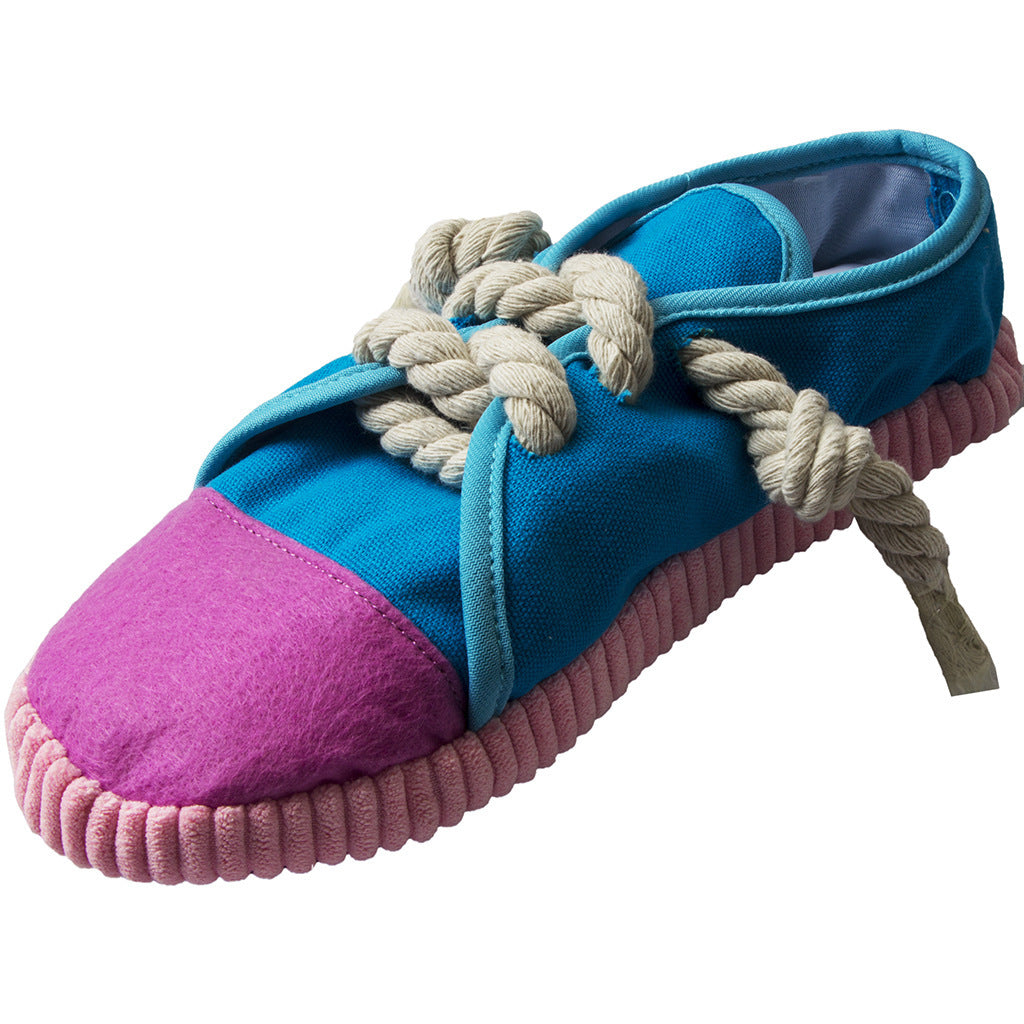 Squeaky Dog Shoe Toys for Interactive Boredom Relief