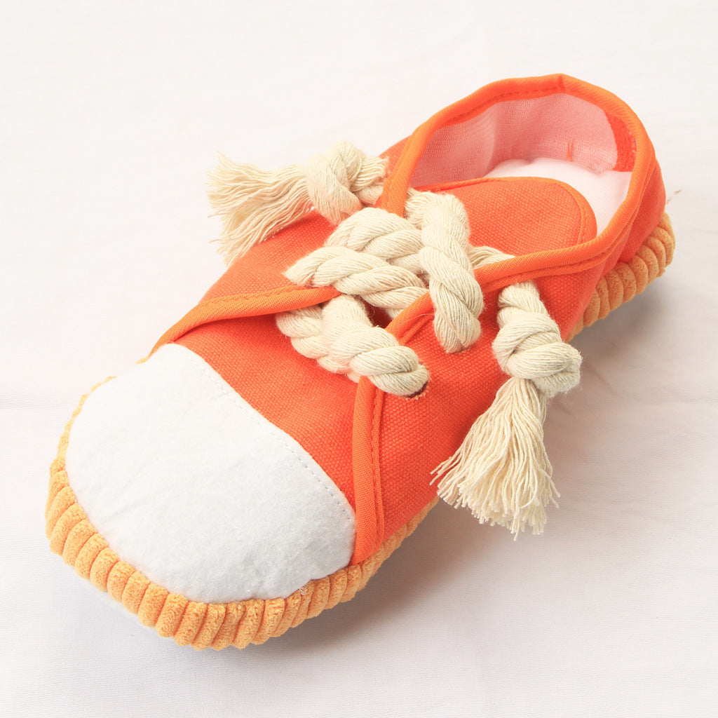 Squeaky Dog Shoe Toys for Interactive Boredom Relief
