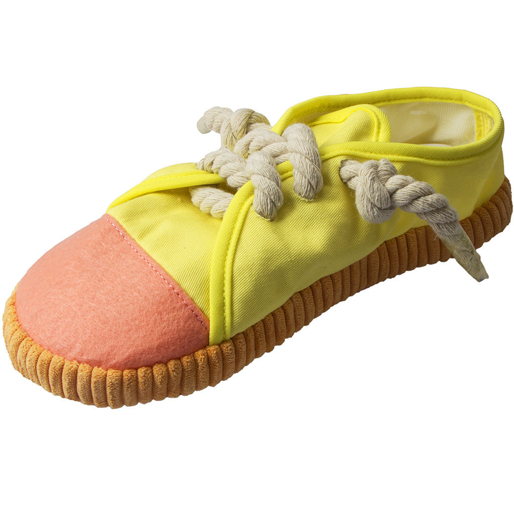 Squeaky Dog Shoe Toys for Interactive Boredom Relief