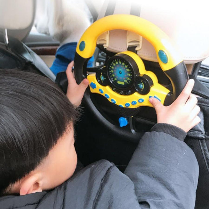 Simulation Steering Wheel Toy for Screen-Free Play