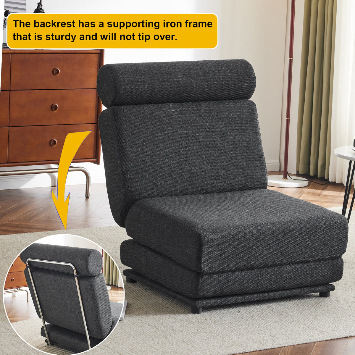 Folding Single Sofa Bed Chair for Small Spaces