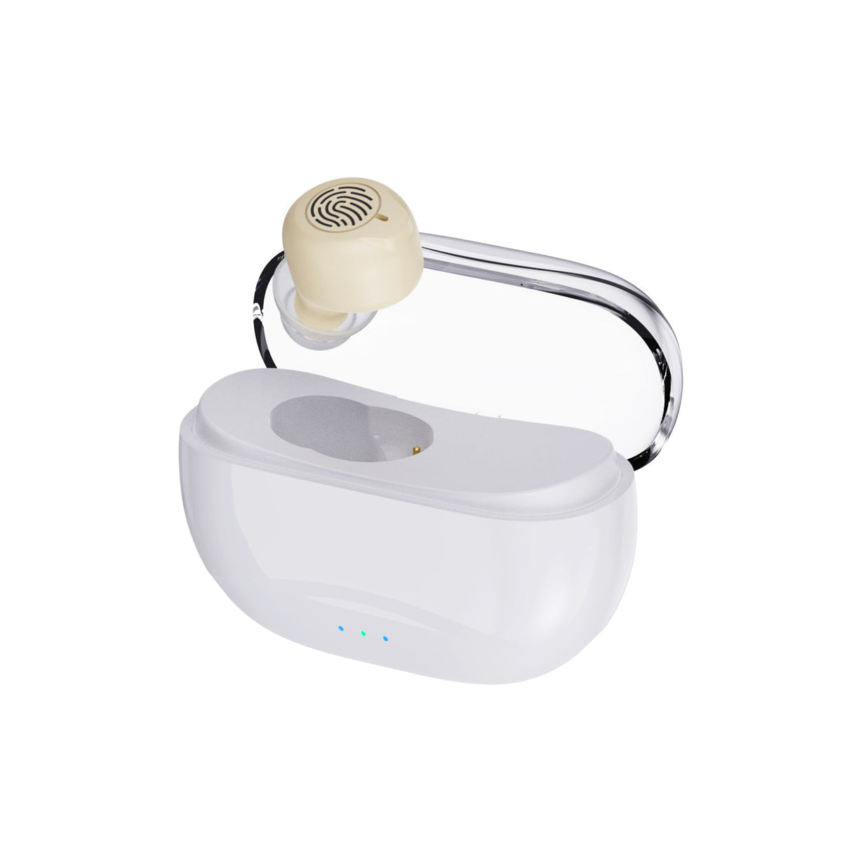 Rechargeable Single Hearing Aid for Seniors & Elderly