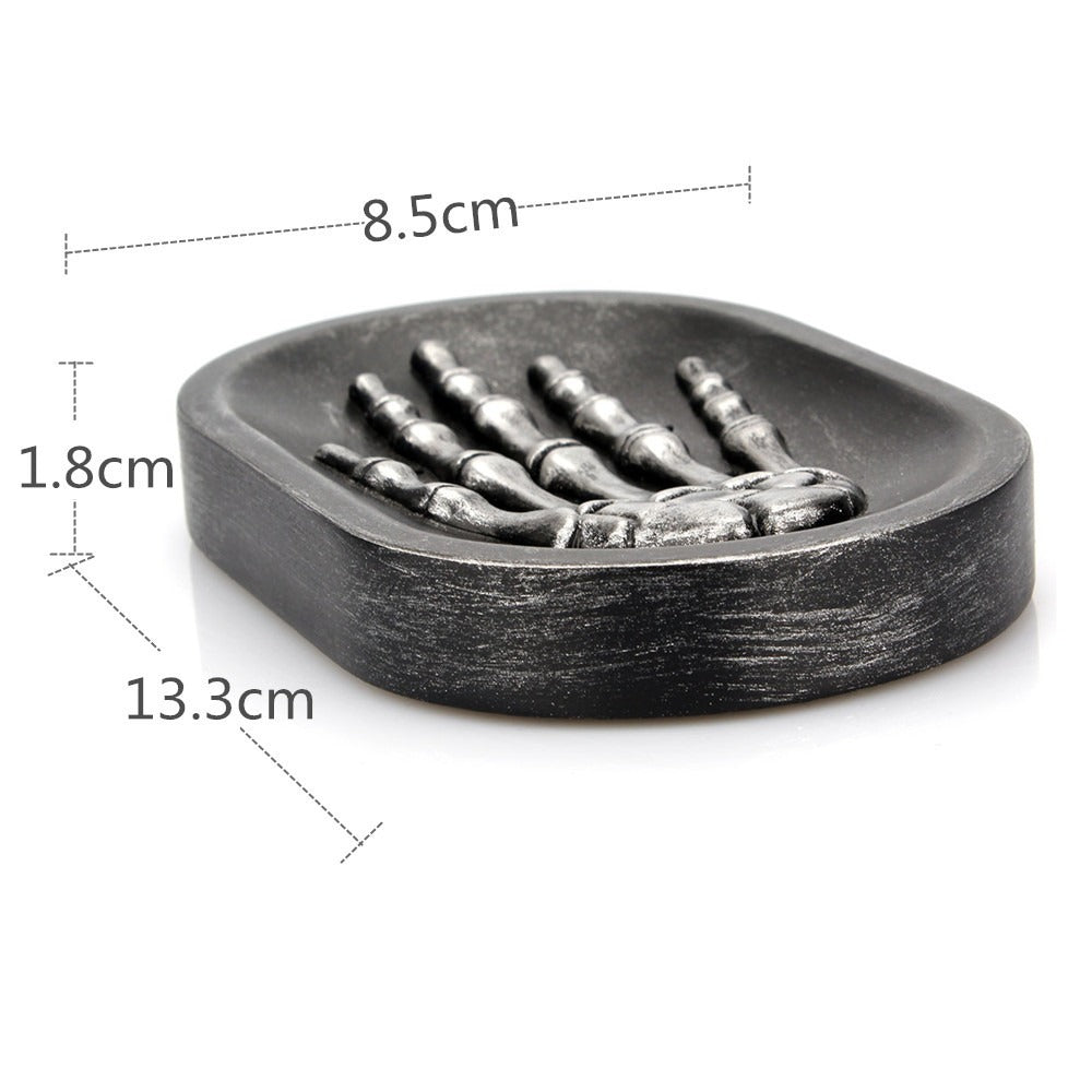 Skeleton Hand Soap Dish for Gothic Bathroom Style