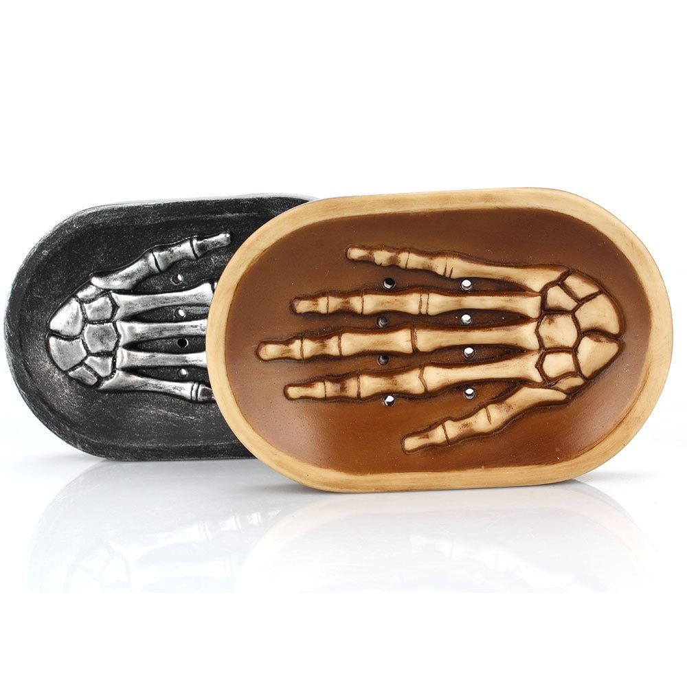 Skeleton Hand Soap Dish for Gothic Bathroom Style