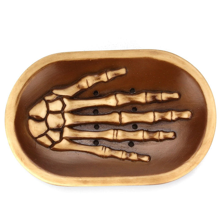 Skeleton Hand Soap Dish for Gothic Bathroom Style