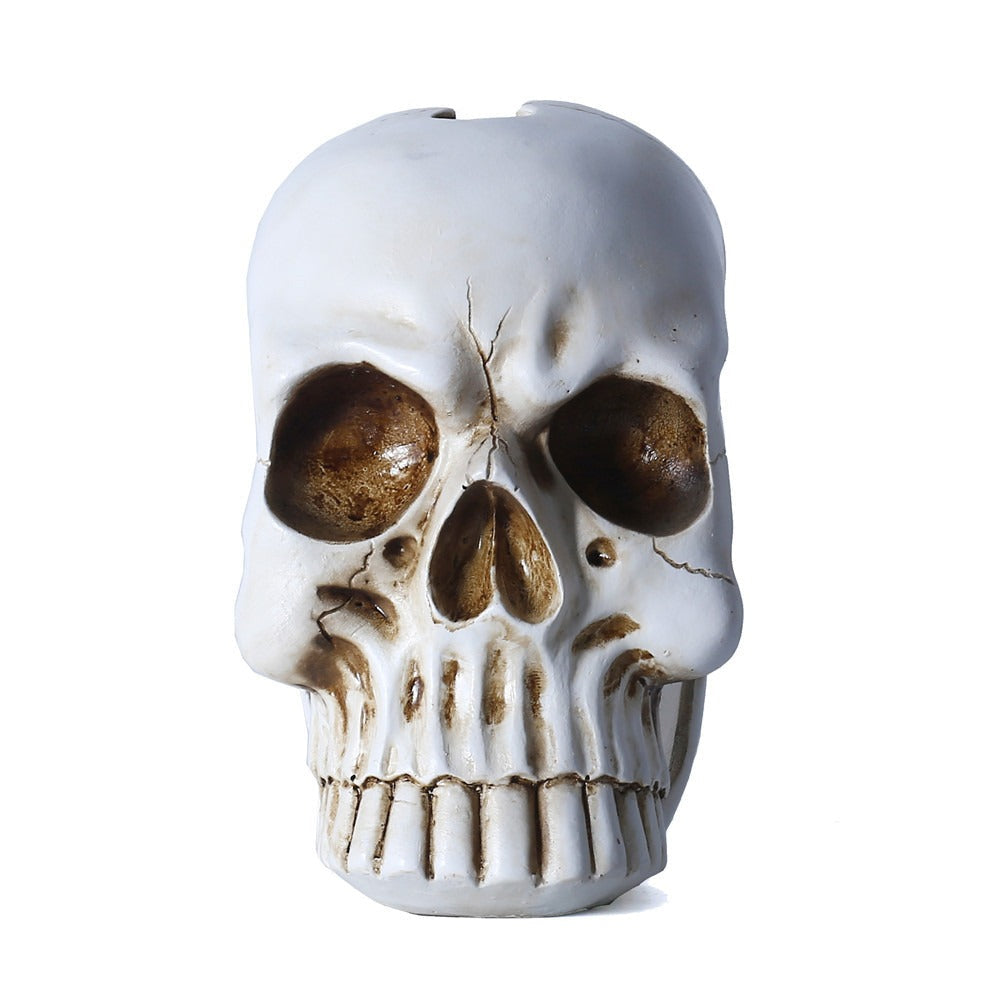 Skull Toilet Brush Holder | Gothic Bathroom Ornament