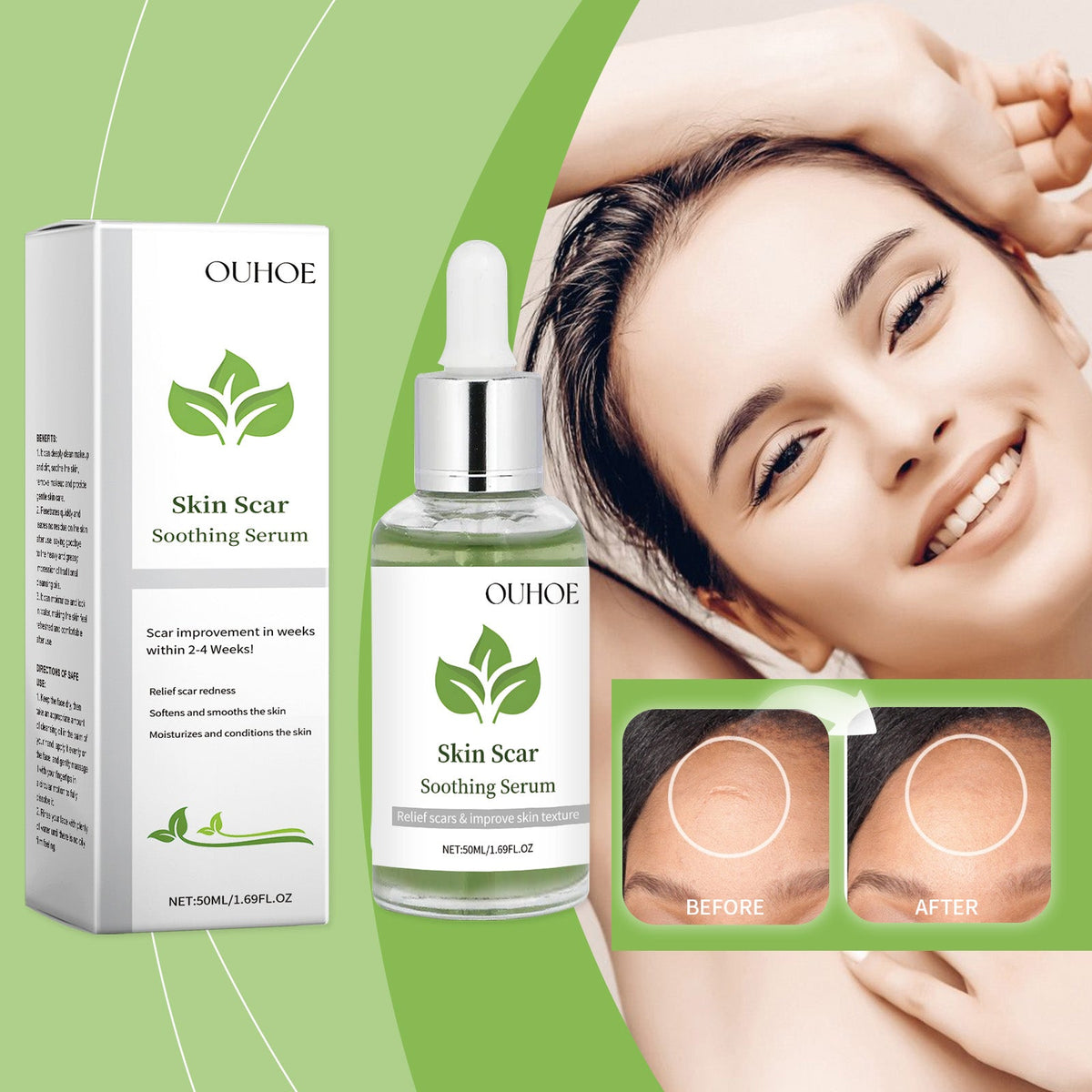 Postpartum Scar Care Serum With Hyaluronic Acid & Vitamin E
