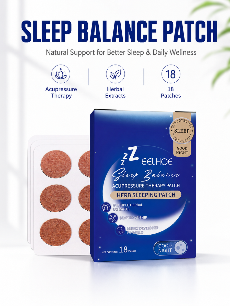 Sleep Patches – Herbal Acupressure for Deep, Restful Sleep