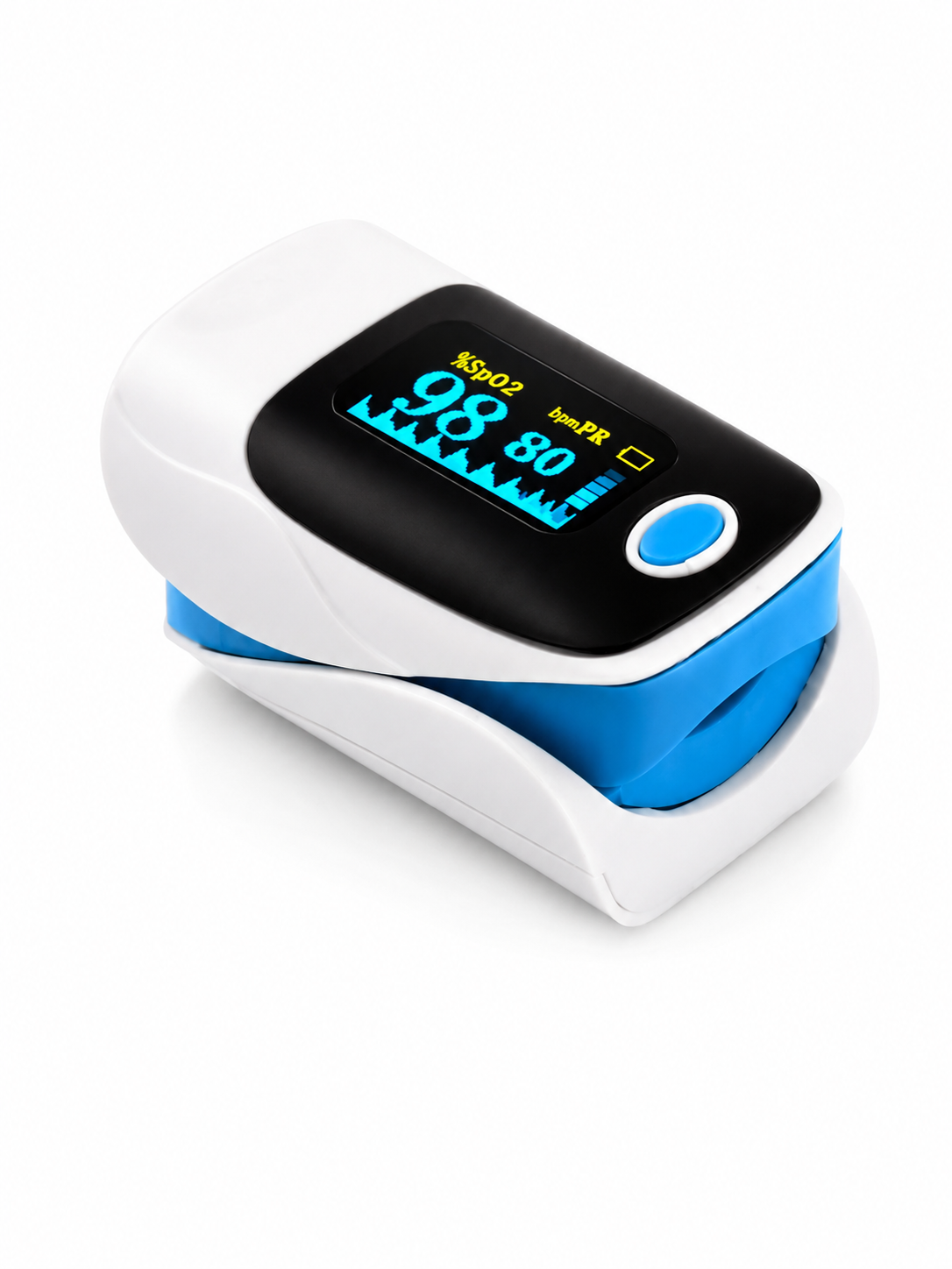 Fingertip Pulse Oximeter — SpO₂ & Heart Rate Monitor for Home