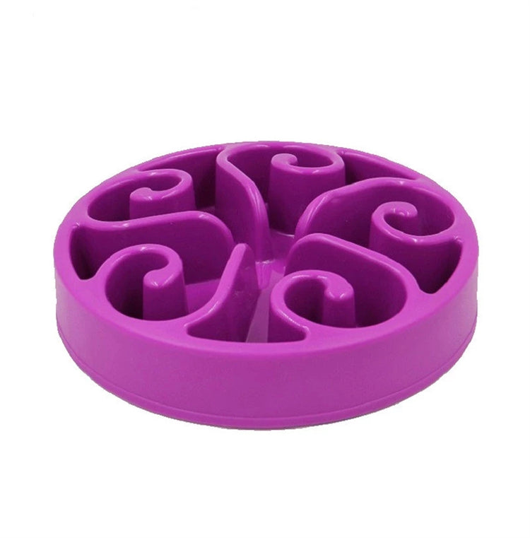 Slow Feed Dog Bowl with Maze Ridges for Fast Eaters