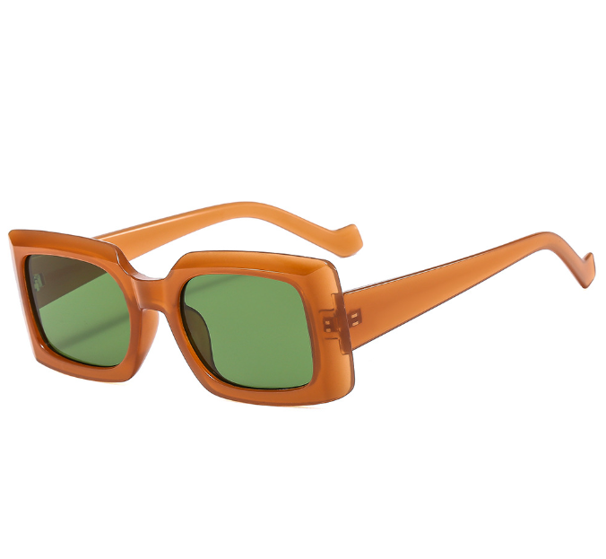 UV-Resistant Rectangular Sunglasses for Everyday Style