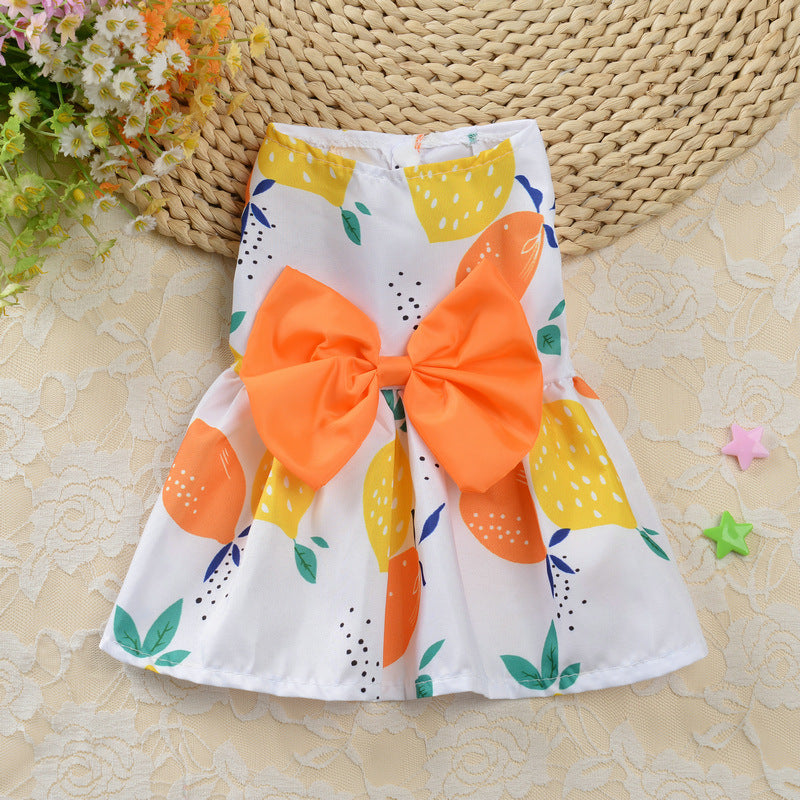 Small Pet Princess Skirt for Spring & Summer Dress-Up