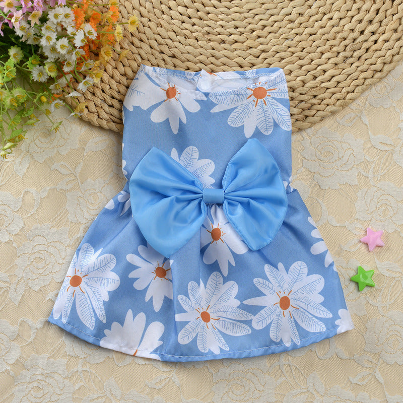 Small Pet Princess Skirt for Spring & Summer Dress-Up