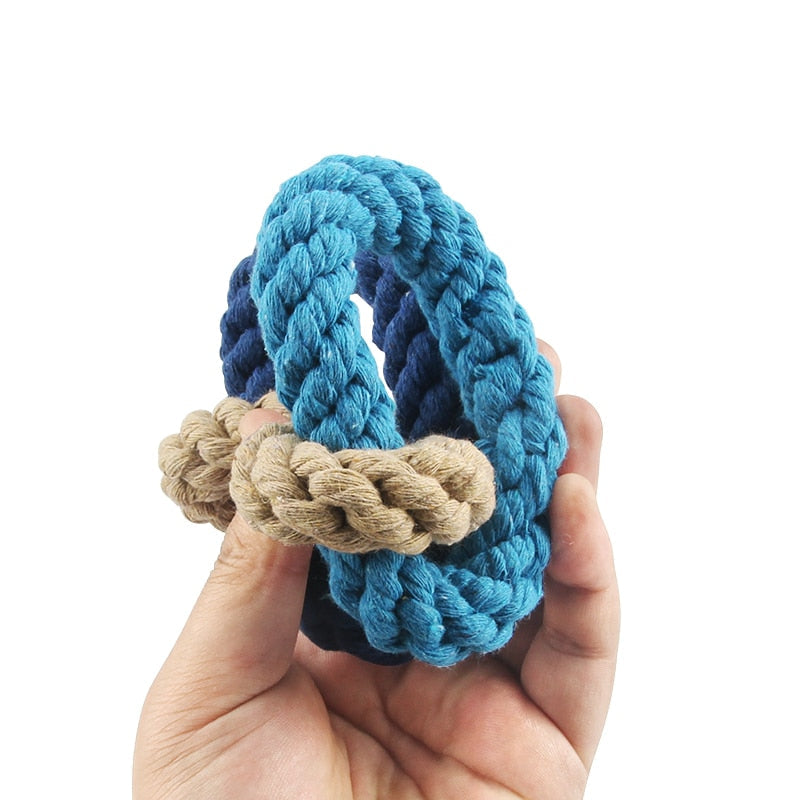 Small Dog Rope Toy for Tug, Chew & Interactive Play