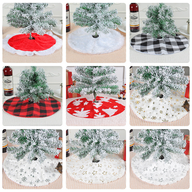 Mini Christmas Tree Skirt for Festive Tabletop Decor