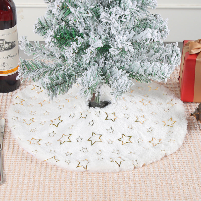 Mini Christmas Tree Skirt for Festive Tabletop Decor