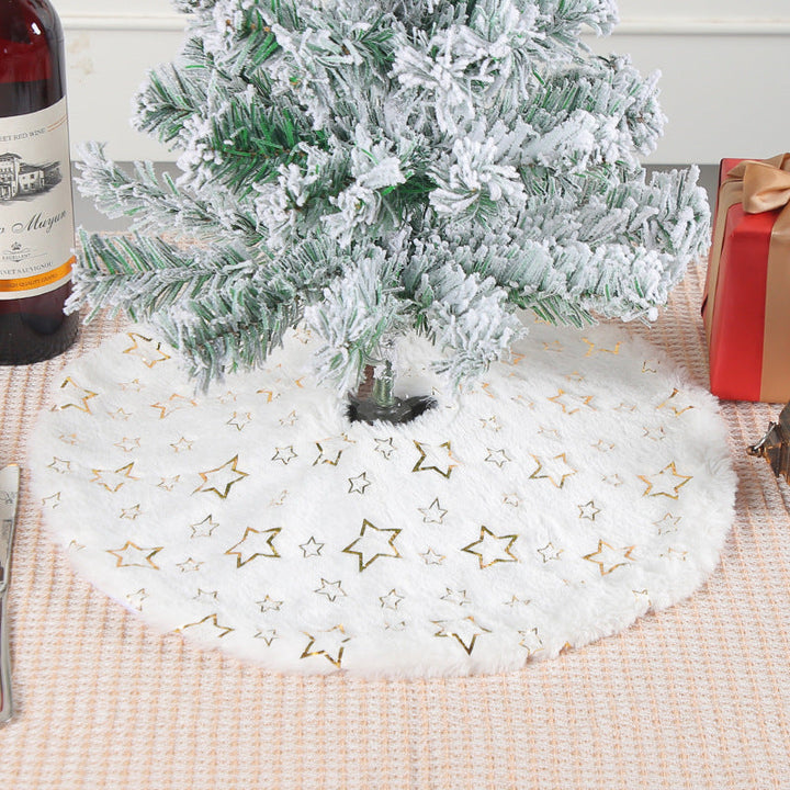 Mini Christmas Tree Skirt for Festive Tabletop Decor